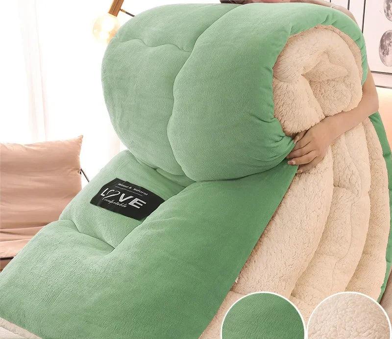 Premium Double-Layer Flannel Fleece Winter Blanket