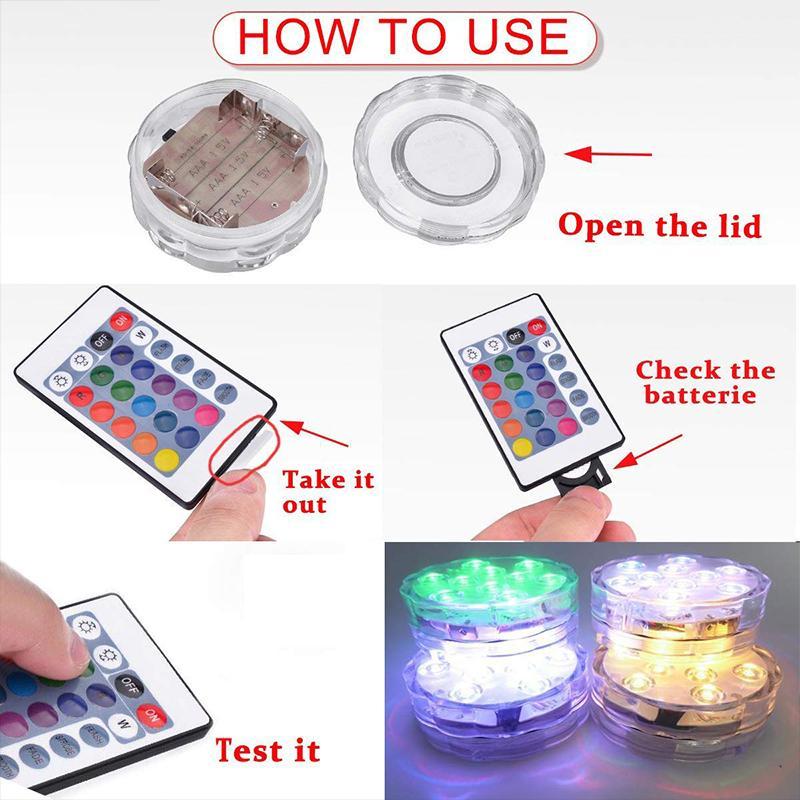 Remote Control Waterproof Magnetic LED Lamp