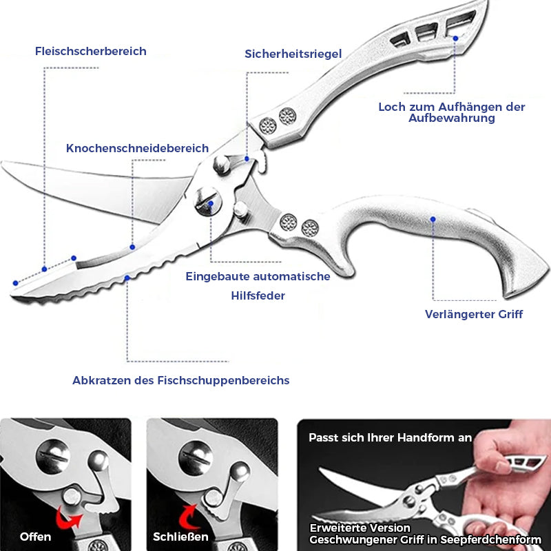 Robust Stainless Steel Bone Scissors
