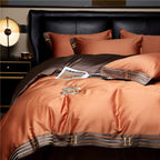 OpulenceSleep 4-Piece Satin Bedding Set