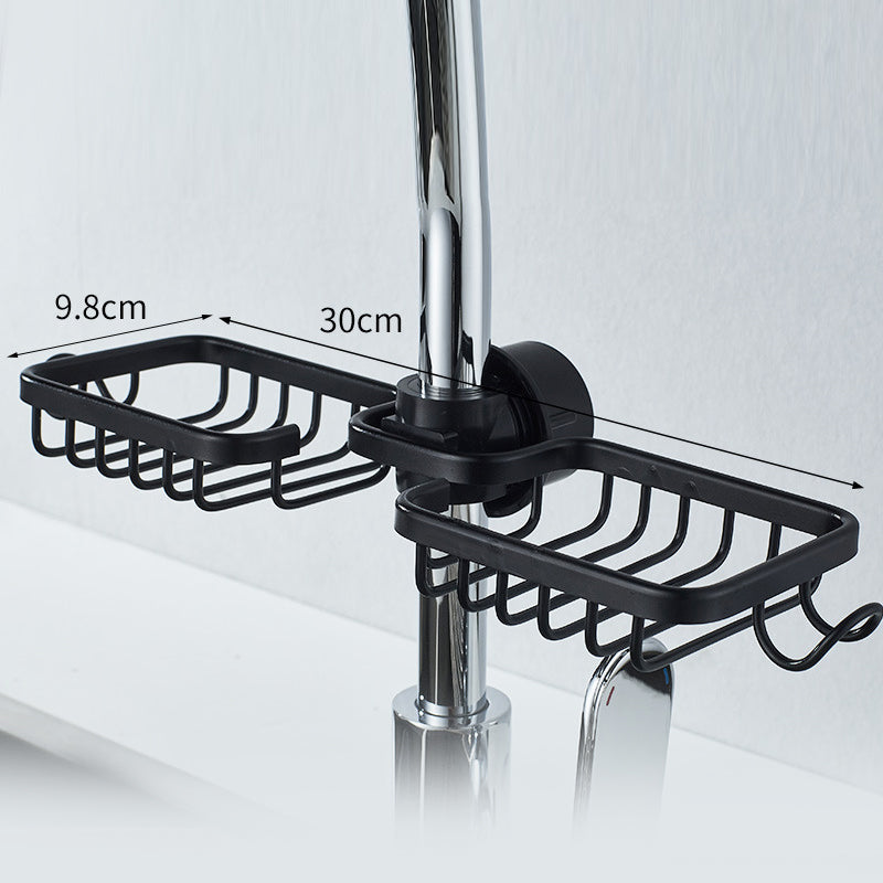 Shower Holder for Shampoo & Soap – Stainless Aluminium – No Drilling