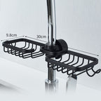 Shower Holder for Shampoo & Soap – Stainless Aluminium – No Drilling