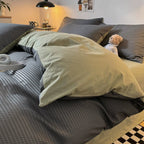 Beaumont Waffle Duvet Set