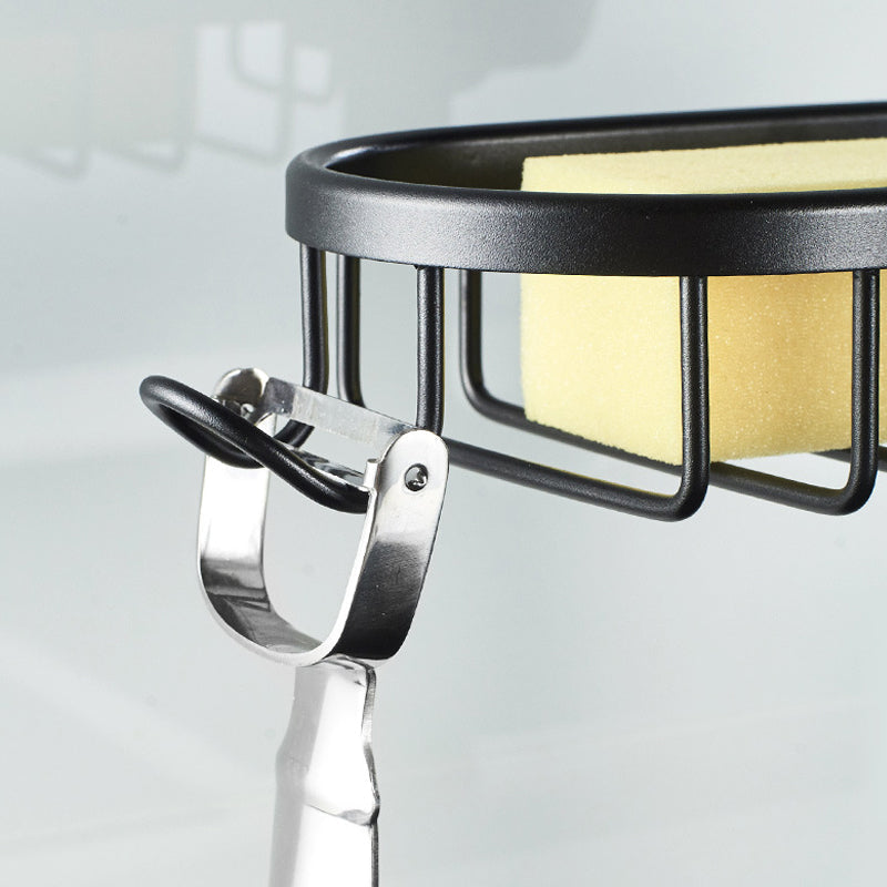 Shower Holder for Shampoo & Soap – Stainless Aluminium – No Drilling