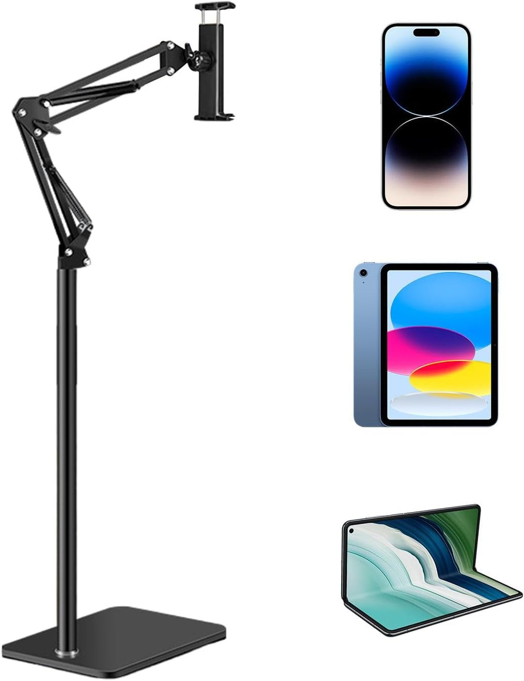 Adjustable 360° Phone and Tablet Floor Stand