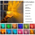 16 Farben LED Wasserwellen-Projektionslampe mit Fernbedienung