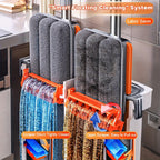 Flachmopp-Set mit Eimer und Auswringsystem