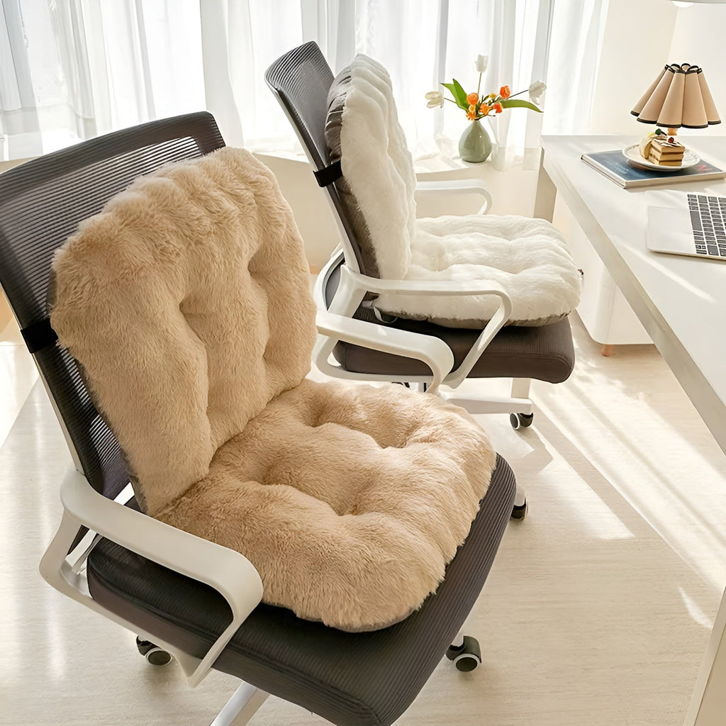 Soft seat cushion made of faux fur – Extra thick & cuddly