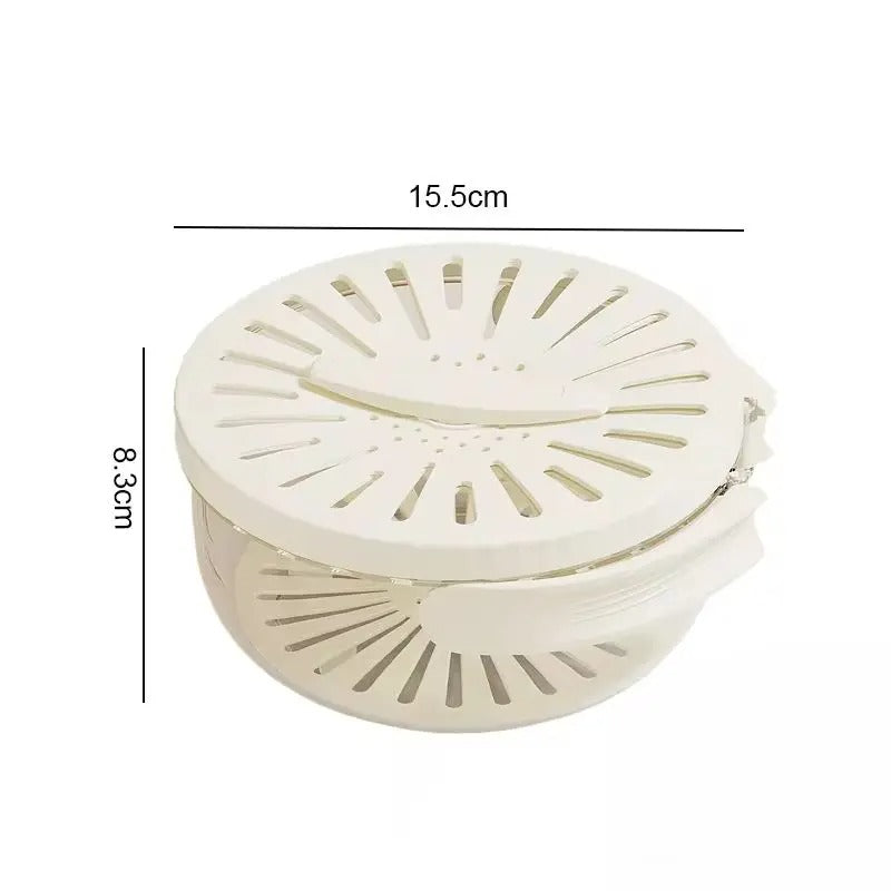 FlexDrain Pro – Abtropfsieb mit Deckel
