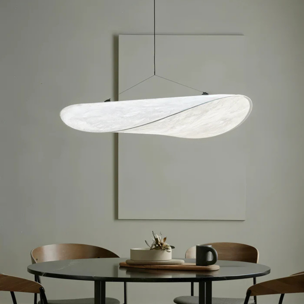 Natural Silk Hanging Lamp