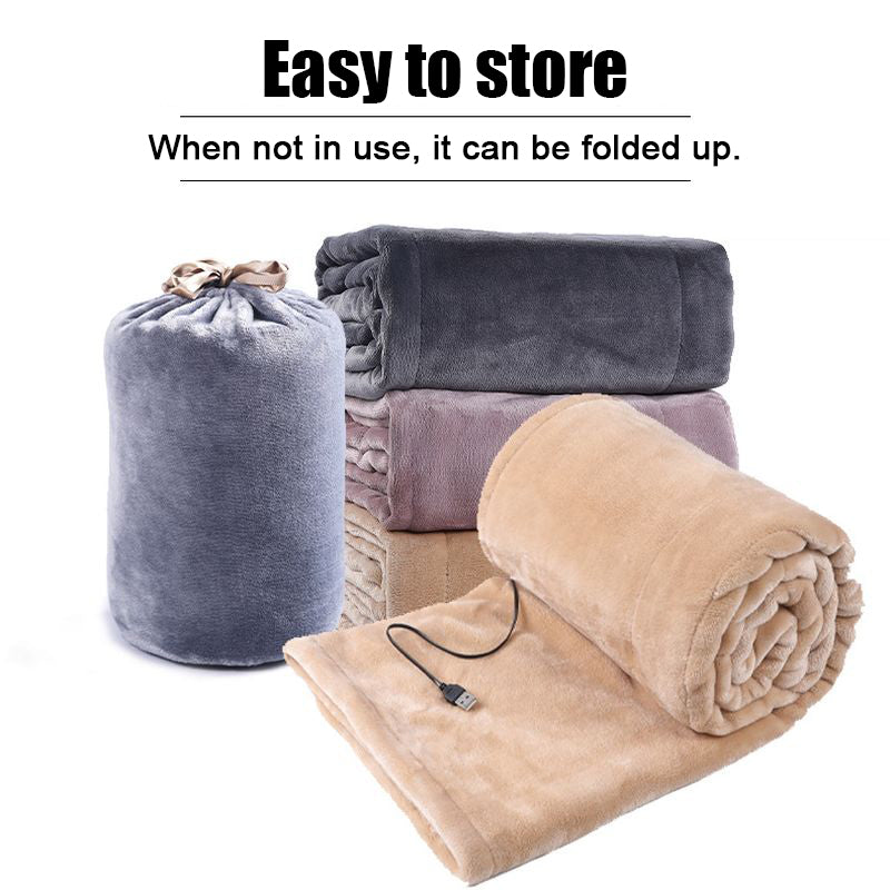 USB Heated Flannel Blanket