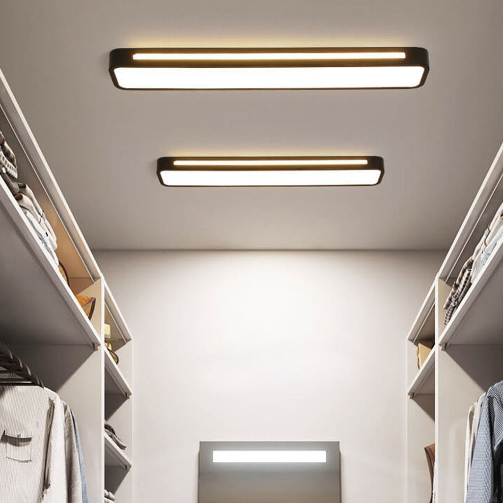 Deckenleuchte Acryl LED 48 cm flach für Flur Schlafzimmer modern
