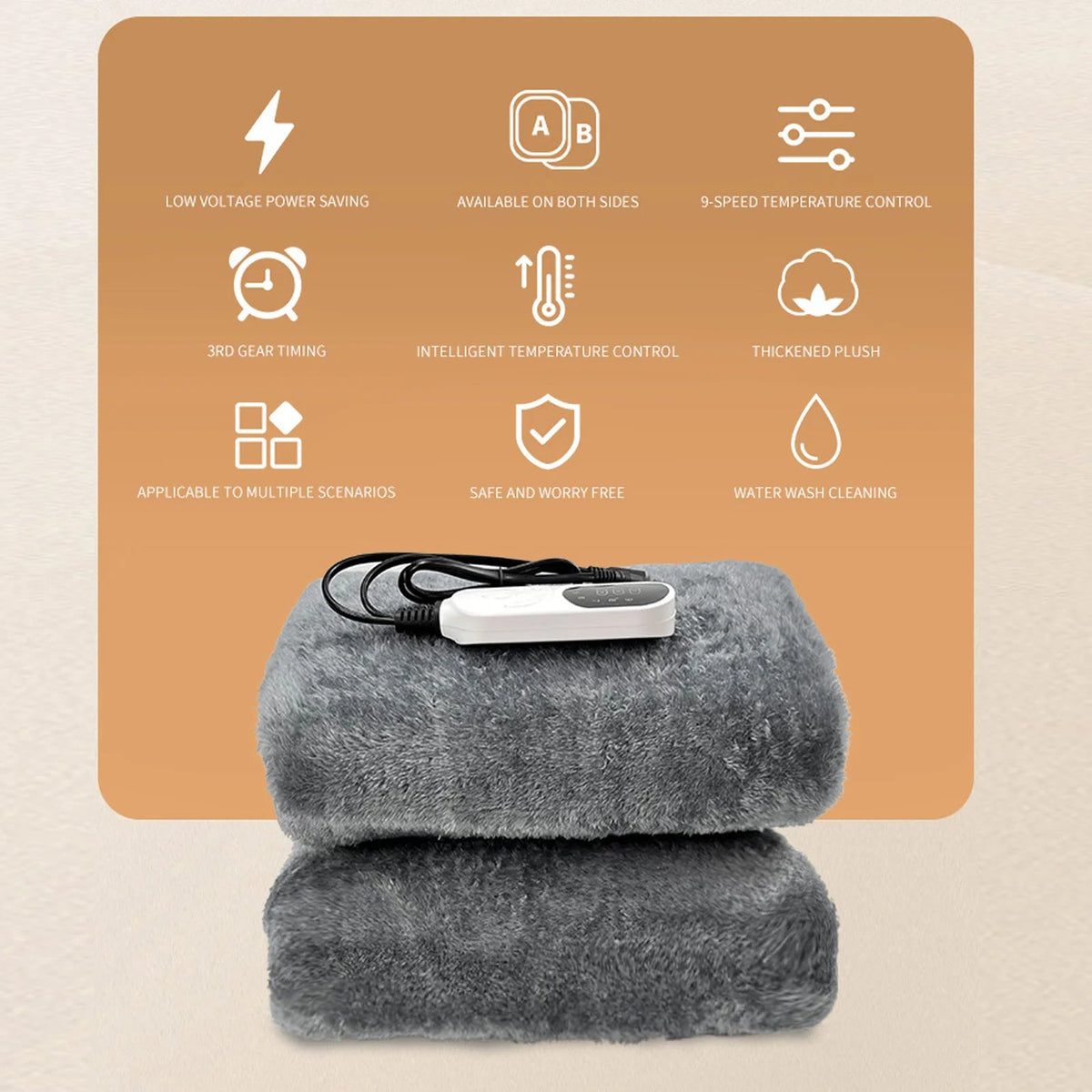 Portable Car Electric Heating Blanket