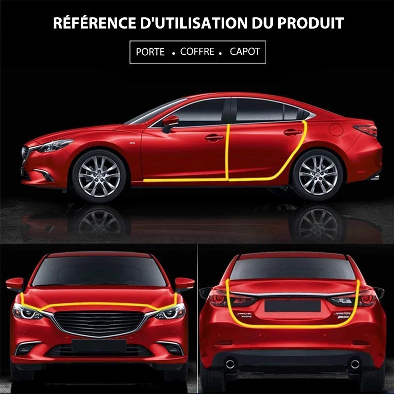 U-förmiger Türkantenschutz für Autos, 5 m