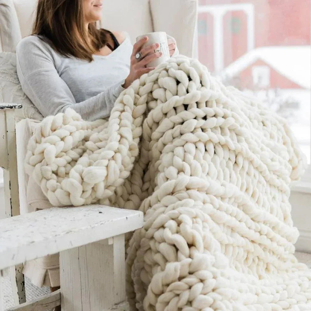 DIY Chunky XL Garn 1000 Gramm für weiche Decken