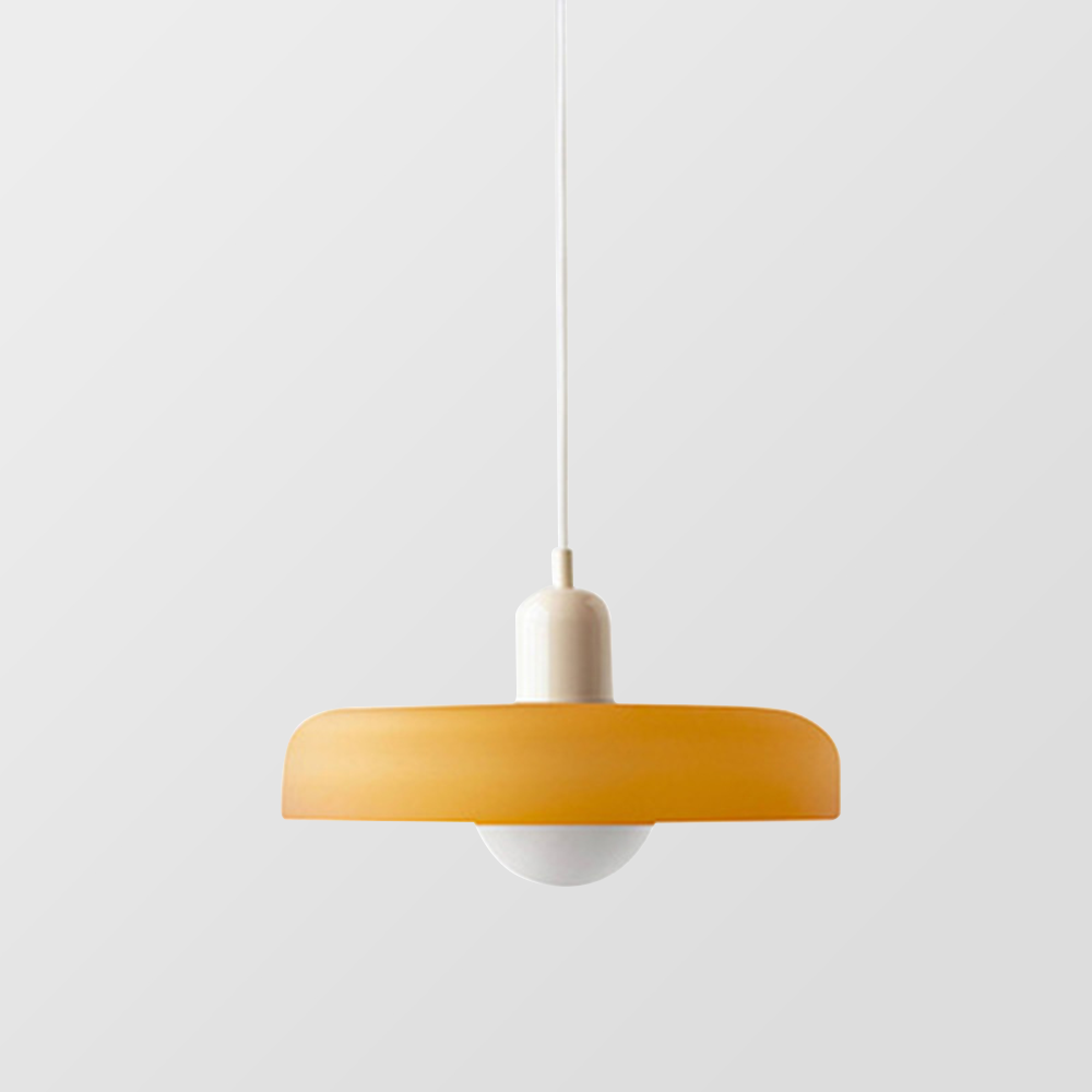 Bunte Pendelleuchte im Bauhaus-Stil - StiloGlas