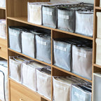 7-Fächer Kleiderschrank-Organizer aus Netzstoff