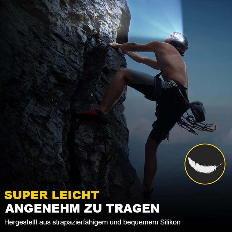 Heller LED-Stirnband-Scheinwerfer für den Außenbereich