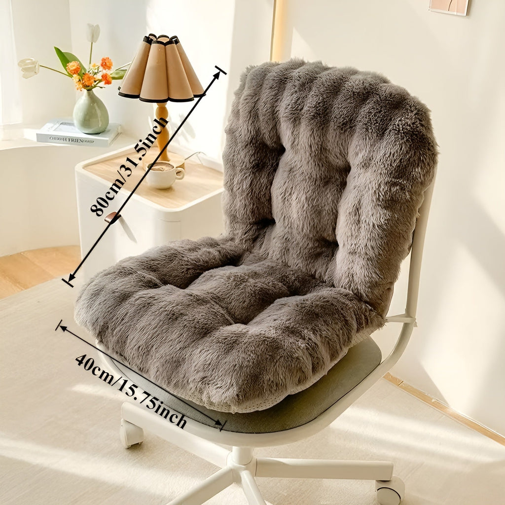 Soft seat cushion made of faux fur – Extra thick & cuddly