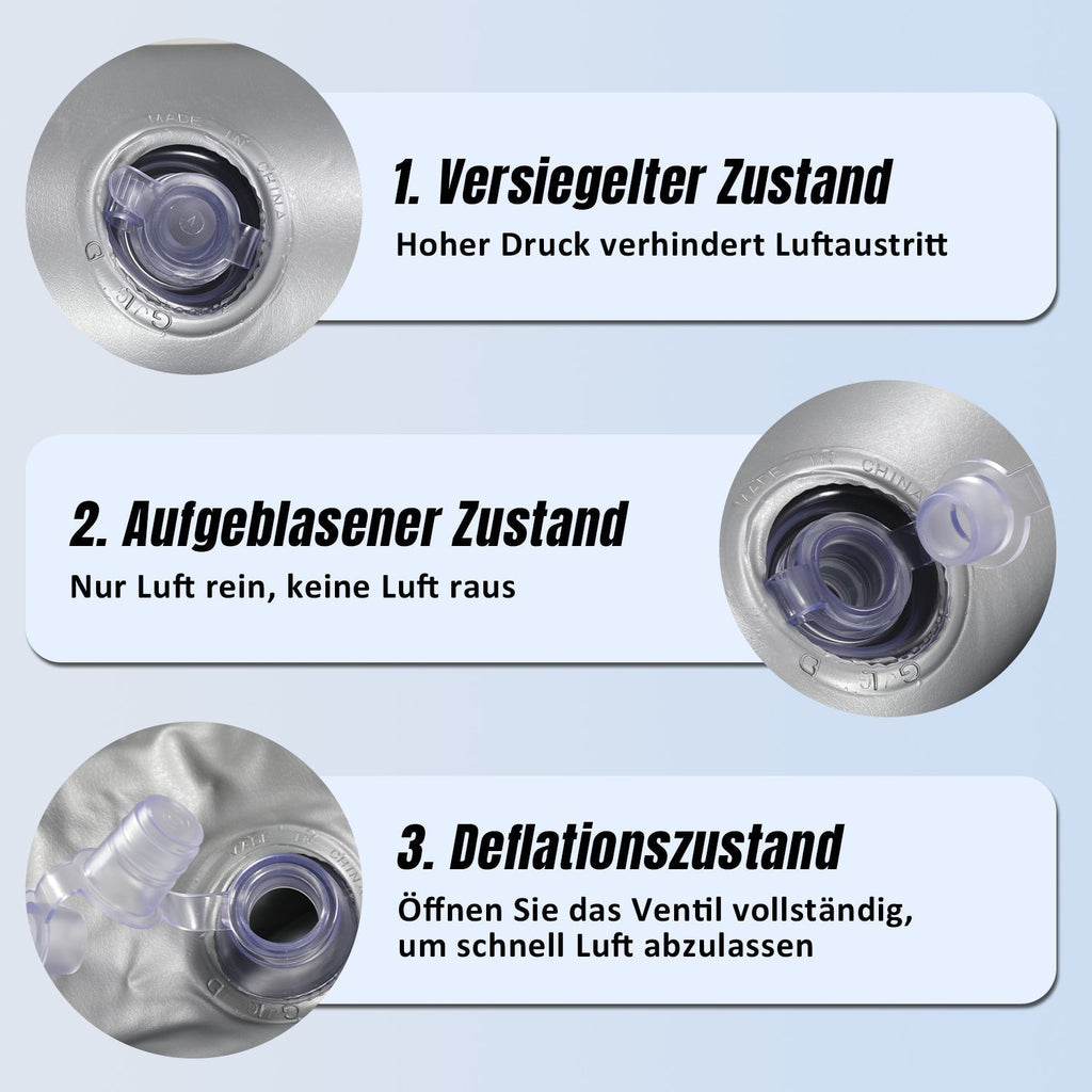 Auto-Luftmatratze mit Kissen