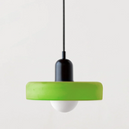 Bunte Pendelleuchte im Bauhaus-Stil - StiloGlas