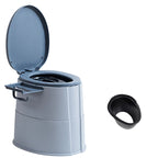 Moderne bodenstehende Kunststoff-Toilette