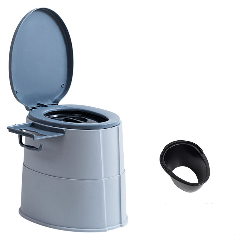 Moderne bodenstehende Kunststoff-Toilette