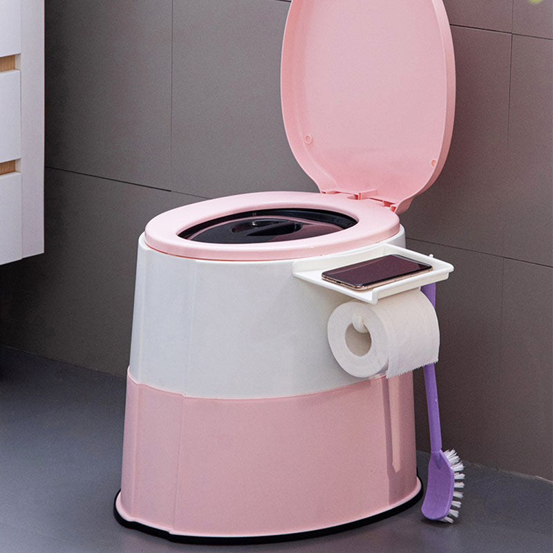 Moderne bodenstehende Kunststoff-Toilette