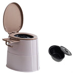 Moderne bodenstehende Kunststoff-Toilette