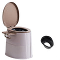 Moderne bodenstehende Kunststoff-Toilette