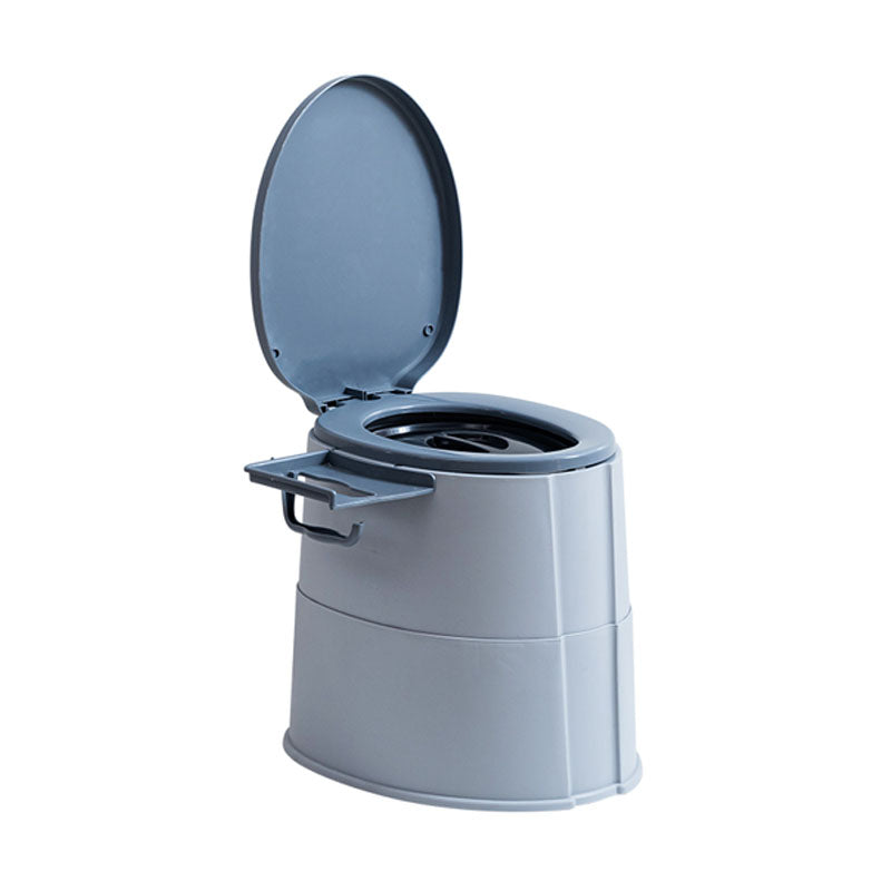 Moderne bodenstehende Kunststoff-Toilette