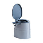 Moderne bodenstehende Kunststoff-Toilette