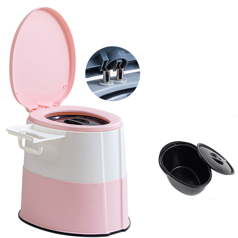 Moderne bodenstehende Kunststoff-Toilette