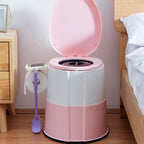 Moderne bodenstehende Kunststoff-Toilette