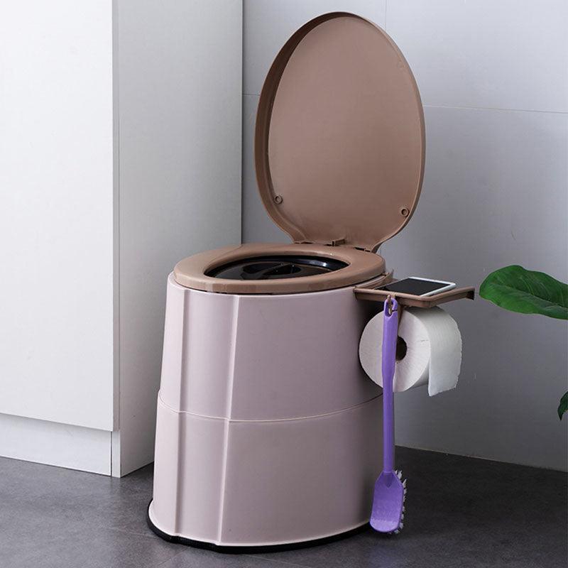 Moderne bodenstehende Kunststoff-Toilette