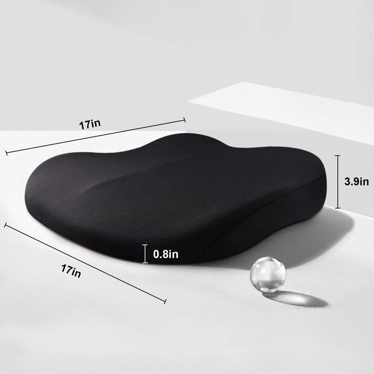 ZitComfort Ergonomisches Sitzerhöhungskissen für Auto & Büro