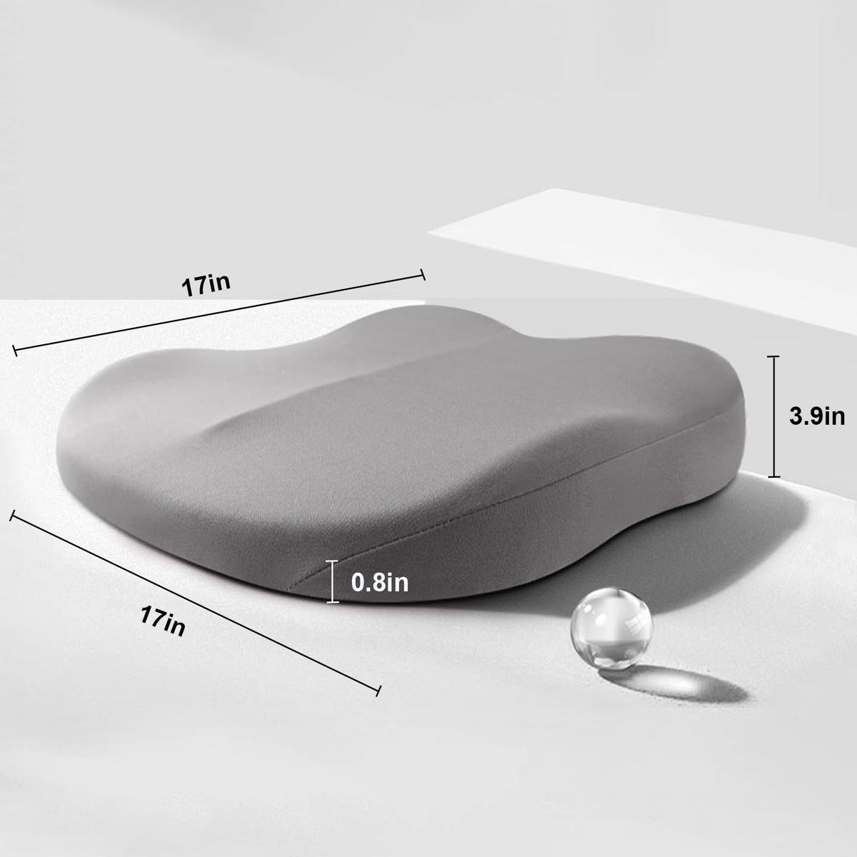 ZitComfort Ergonomisches Sitzerhöhungskissen für Auto & Büro