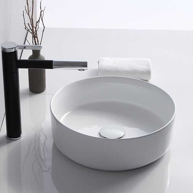 Modern Ceramic Round Vessel Sink