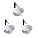 Modern Ceramic Round Vessel Sink