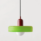 Bunte Pendelleuchte im Bauhaus-Stil - StiloGlas