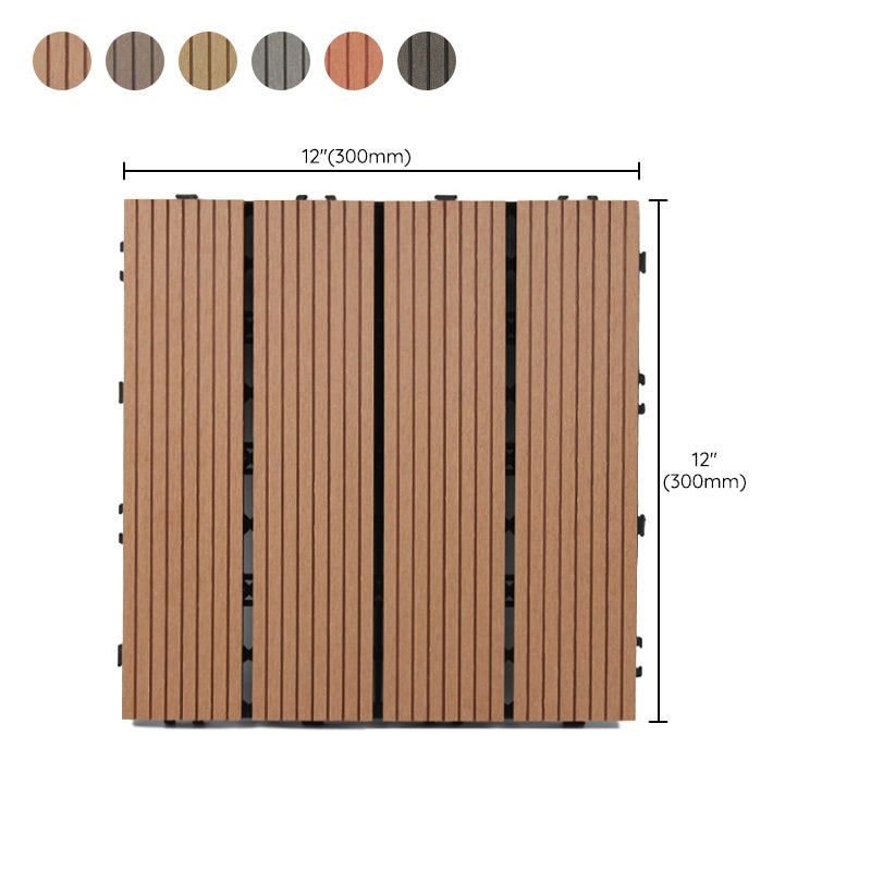Interlocking Non-Slip Outdoor Terrace Tiles