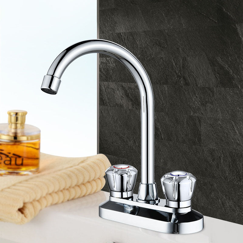 High Arch Brass Bathroom Faucet