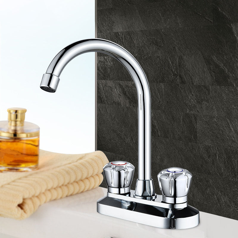High Arch Brass Bathroom Faucet