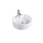 Contemporary Round Porcelain Sink