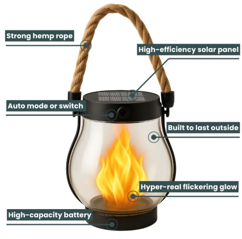 Fire Seed Solar Light