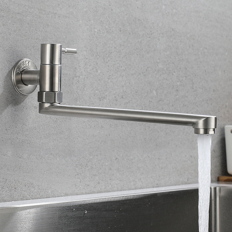 Stainless Steel Wall-Mounted Pot Filler