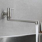 Stainless Steel Wall-Mounted Pot Filler