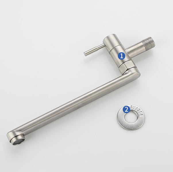 Stainless Steel Wall-Mounted Pot Filler