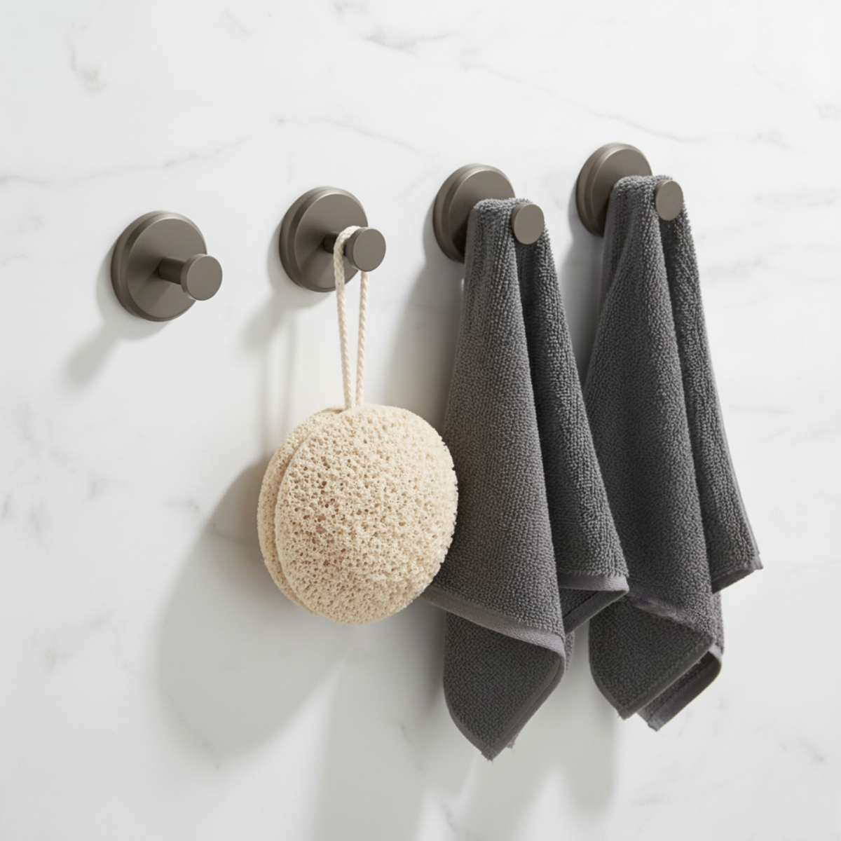 Suction Cup Hooks Without Drilling 2-Piece Set