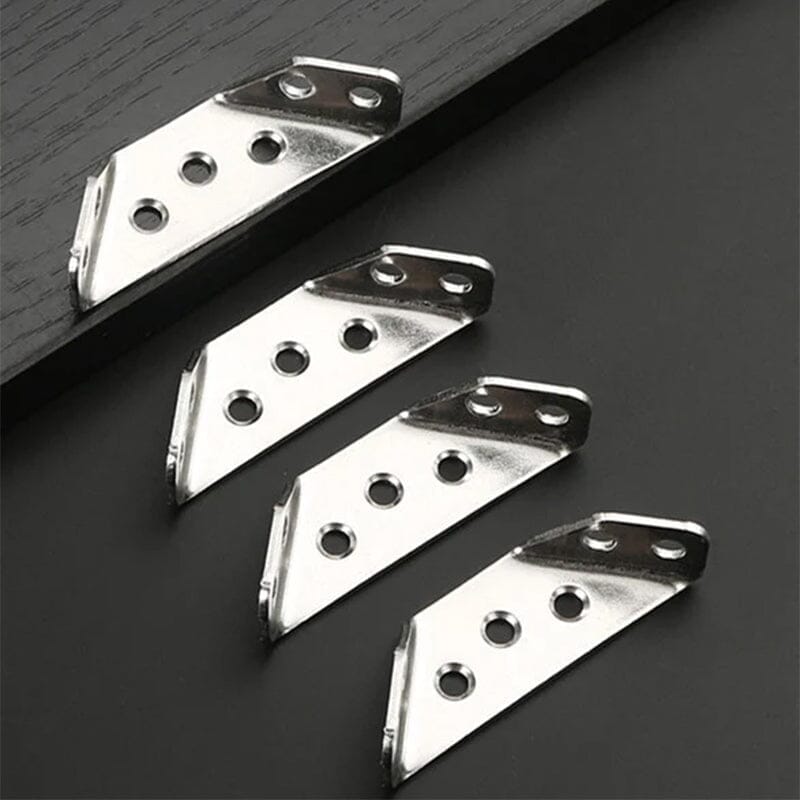 Universal Stainless Steel Furniture Corner Connector (10pcs)